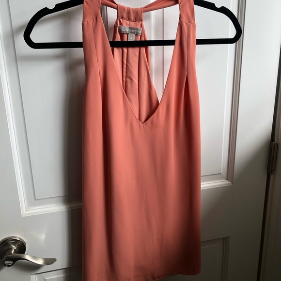 Banana Republic Silk Tank Top Apricot Womens Small - Picture 1 of 4